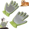 DTOPBUYAGE - Gant de toilettage 2 en 1 pour chiens et chats