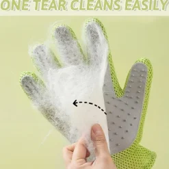 DTOPBUYAGE - Gant de toilettage 2 en 1 pour chiens et chats