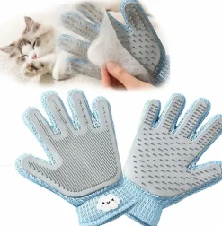 DTOPBUYAGE - Gant de toilettage 2 en 1 pour chiens et chats