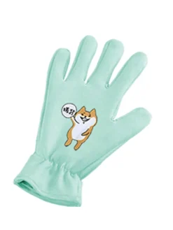 DTOPBUYAGE - Gants en silicone pour animaux de compagnie bleus