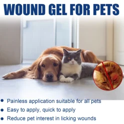 DTOPBUYAGE - Gel de soin des plaies pour animaux de compagnie, 20 ml