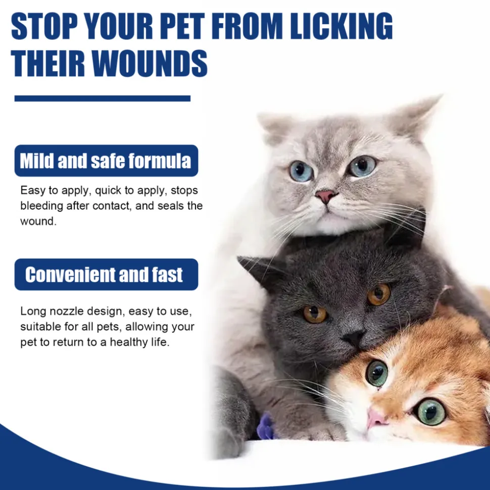 DTOPBUYAGE - Gel de soin des plaies pour animaux de compagnie, 20 ml