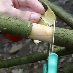 DTOPBUYAGE - Jardin pelle sécateurs acier inoxydable anneau coupe uptoda