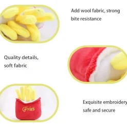 DTOPBUYAGE - Jouet couineur en peluche pour chien