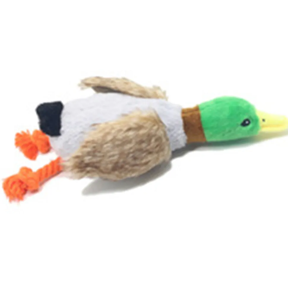 DTOPBUYAGE - Jouet en peluche canard pour chien dtopbuyage