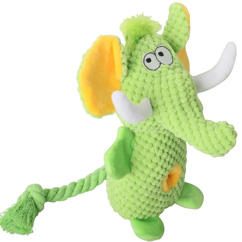 DTOPBUYAGE - Jouet en peluche pour chien en forme d'éléphant dtopbuyage