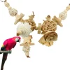 DTOPBUYAGE - Jouet naturel suspension perroquet