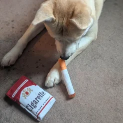 DTOPBUYAGE - Jouet pour chien en forme de cigare dtopbuyage (avec son)