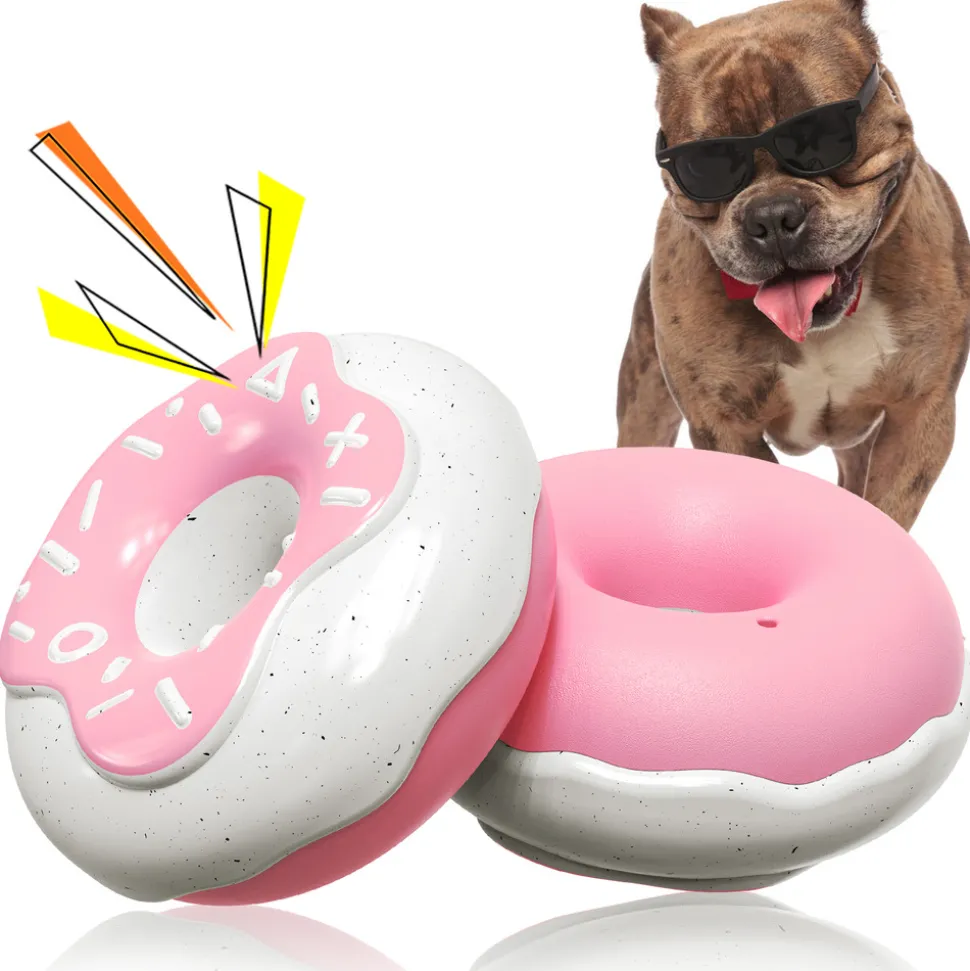 DTOPBUYAGE - Jouets pour chien - indestructibles, résistants et interactifs