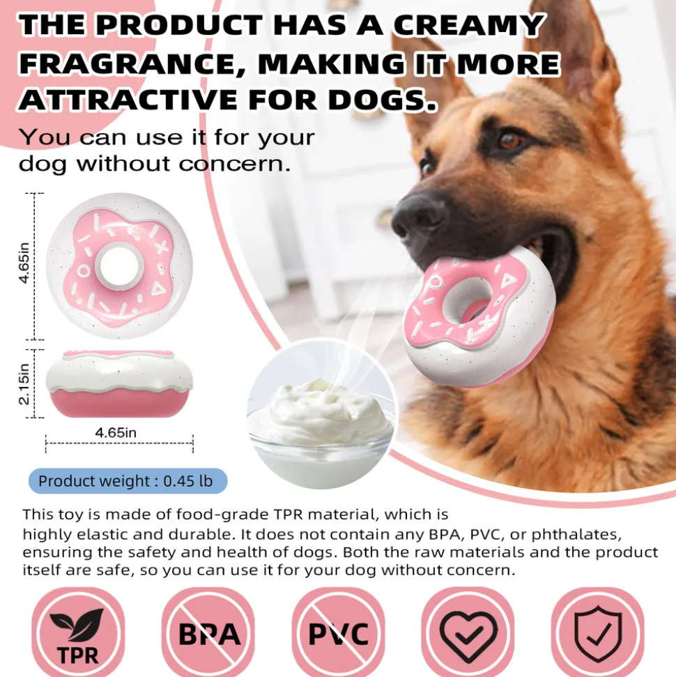 DTOPBUYAGE - Jouets pour chien - indestructibles, résistants et interactifs