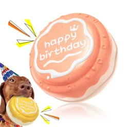 DTOPBUYAGE - Jouets pour mâcher pour chien gâteau d'anniversaire