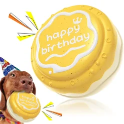 DTOPBUYAGE - Jouets pour mâcher pour chien gâteau d'anniversaire