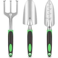 DTOPBUYAGE - Kit d'outils de jardinage 3 - pièces vert dtopbuyage