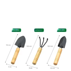 DTOPBUYAGE - Kit d'outils de jardinage 3 - pièces dtopbuyage