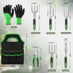 DTOPBUYAGE - Kit d'outils de jardinage 8 - pièces dtopbuyage
