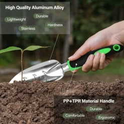 DTOPBUYAGE - Kit d'outils de jardinage 3 - pièces jaune dtopbuyage