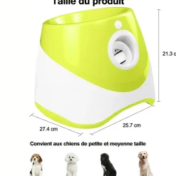 DTOPBUYAGE - Lanceur de balle automatique pour chien interactif