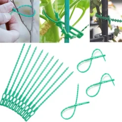 DTOPBUYAGE - Lot de 50 attaches réglables pour plantes 17cm*50 dtopbuyage