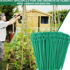 DTOPBUYAGE - Lot de 50 attaches réglables pour plantes 23cm*50 dtopbuyage