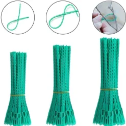 DTOPBUYAGE - Lot de 50 attaches réglables pour plantes 11cm*50 dtopbuyage