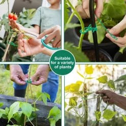 DTOPBUYAGE - Lot de 50 attaches réglables pour plantes 11cm*50 dtopbuyage