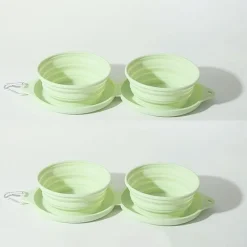 DTOPBUYAGE - Lot de 2 gamelles pliables pour chien de voyage dtopbuyage