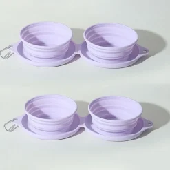 DTOPBUYAGE - Lot de 2 gamelles pliables pour chien de voyage dtopbuyage