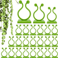 DTOPBUYAGE - Lot de 50 pinces à plantes pour support mural grand dtopbuyage
