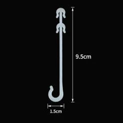 DTOPBUYAGE - Lot de 50 pinces à tomates en j 9.5cm dtopbuyage