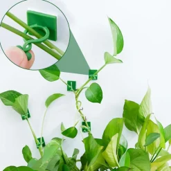 DTOPBUYAGE - Lot de 50 pinces à plantes pour support mural petit dtopbuyage