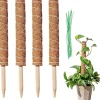 DTOPBUYAGE - Lot de 4 tuteurs en coco pour plantes