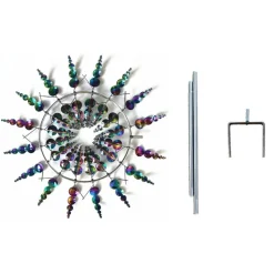 DTOPBUYAGE - Moulinets de décoration pour jardin couleur dtopbuyage