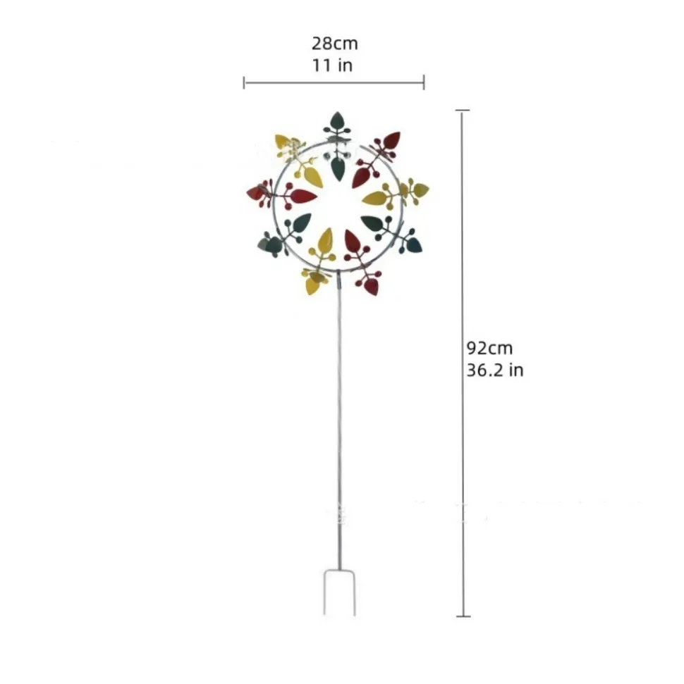 DTOPBUYAGE - Moulinets de décoration pour jardin couleur dtopbuyage