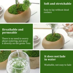 DTOPBUYAGE - Mousse artificielle de 100g*2 pour décoration de jardin dtopbuyage