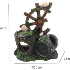 DTOPBUYAGE - Ornement aquarium barrel cave 1 pcs