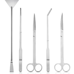 DTOPBUYAGE - Outil 5 pièces acier inoxydable pour aquarium
