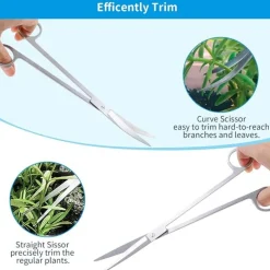 DTOPBUYAGE - Outil 5 pièces acier inoxydable pour aquarium