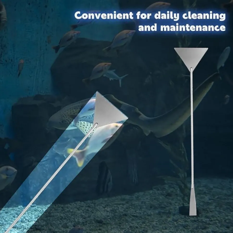 DTOPBUYAGE - Outil 4 pièces acier inoxydable pour aquarium