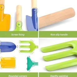 DTOPBUYAGE - Outils de jardinage pour enfants 6 pcs/set