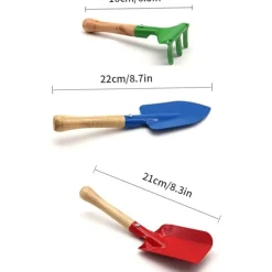 DTOPBUYAGE - Outils jardin enfants set 3 pcs