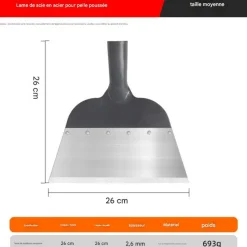 DTOPBUYAGE - Pelle de jardin multifonctionnelle en acier inoxydable dtopbuyage