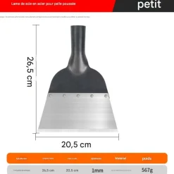 DTOPBUYAGE - Pelle de jardin multifonctionnelle en acier inoxydable dtopbuyage