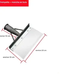 DTOPBUYAGE - Pelle multifonctionnelle pour jardinage en acier inoxydable 20 cm dtopbuyage
