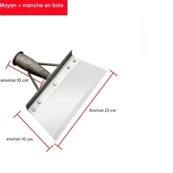 DTOPBUYAGE - Pelle multifonctionnelle pour jardinage en acier inoxydable 23 cm dtopbuyage