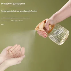 DTOPBUYAGE - Petit pulvérisateur pour désinfectant jaune 600ml dtopbuyage