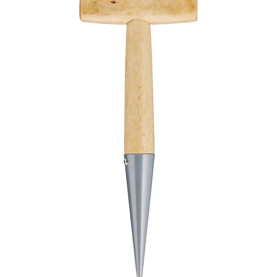 DTOPBUYAGE - Plantoir à bulbes 28 cm bois marron