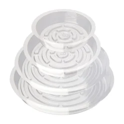 DTOPBUYAGE - Plateaux de soutènement pour pots de plantes transparents 15cm10pcs dtopbuyage
