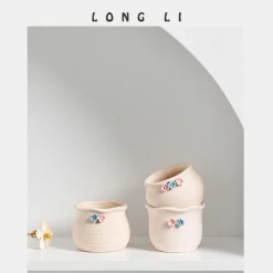 DTOPBUYAGE - Pot de fleurs succulentes en céramique