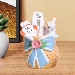 DTOPBUYAGE - Pot de fleurs en résine boucle design