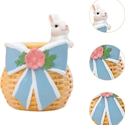 DTOPBUYAGE - Pot de fleurs en résine boucle design